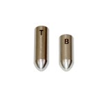 Kentrol 97-18 Jeep Wrangler TJ/JK Door Alignment Pins - Polished Silver thumbnail 1