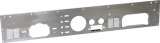 Kentrol 77-86 Jeep CJ Dash Panel (with radio opening) Brushed Silver thumbnail 1