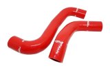 Torque Solution 08-14 Subaru WRX / 08-18 STI / 09-13 Forester XT Silicone Radiator Hose Kit - Red thumbnail 1