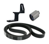 Torque Solution Reversed Intake Manifold Alternator Relocation Bracket Kit: 02-14 Subaru WRX thumbnail 4
