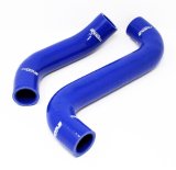 Torque Solution 02-07 Subaru WRX / 04-07 STI Silicone Radiator Hose Kit - Blue thumbnail 1