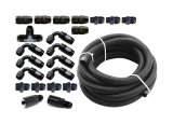 Torque Solution Braided Fuel Line Kit for -6 Aeromotive FPR: Subaru WRX 02-14 / Subaru STI 07-18 thumbnail 1