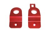 Torque Solution Red Radiator Stay Bracket: 02-07 Subaru Impreza (Inc WRX / STI) thumbnail 1