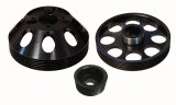 Torque Solution Lightweight WP/Crank/Alt Pulley Combo (Black): Hyundai Genesis Coupe 3.8 2010+ thumbnail 2