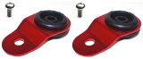 Torque Solution Radiator Mount Combo with Inserts (RED) : Mitsubishi Evolution 7/8/9 thumbnail 2