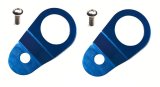 Torque Solution Radiator Mount Combo with Inserts (Blue) : Mitsubishi Evolution 7/8/9 thumbnail 1