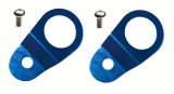 Torque Solution Radiator Mount Combo with Inserts (Blue) : Mitsubishi Evolution 7/8/9 thumbnail 2