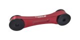 Torque Solution Billet Aluminum Pitch Stop Tranny Mount: Subaru - Red thumbnail 1