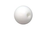 Torque Solution Delrin 50mm Round White Shift Knob: Universal 10x1.25 thumbnail 1