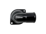 Torque Solution 02-14 Subaru WRX / 04-21 Subaru STI Billet Thermostat Housing - Black Anodized thumbnail 1