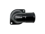 Torque Solution 02-14 Subaru WRX / 04-21 Subaru STI Billet Thermostat Housing - Black Anodized thumbnail 3