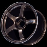 Advan TC4 17x8.5 +50 5x114.3 Racing Umber Bronze and Ring Wheel thumbnail 1