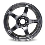 Advan TC4 18x10 +25 5x114.3 Racing Gunmetallic and Ring Wheel thumbnail 1