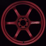 Advan R6 18x8.5 +45 5x100 Racing Candy Red Wheel thumbnail 1