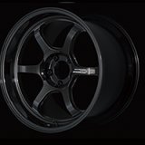 Advan R6 18x11.0 +15 5x114.3 Racing Titanium Black Wheel thumbnail 1