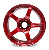 Advan TC4 17x7.5 +40 4x100 Racing Candy Red and Ring Wheel thumbnail 1