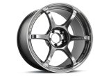 Advan RG-4 18x9.5 +38 5x120 Racing Hyper Black and Ring Wheel thumbnail 1