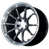 Advan RZ-DF2 20x9 - 5x112 - +40mm - Diamond Cut & Hyper Platinum Black Wheel thumbnail 1