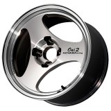 Advan ONI2 14x6.0 +38 4x100 Machining and Diamond Cut Wheel thumbnail 1