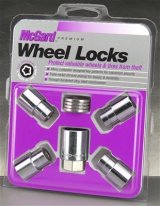 McGard Wheel Lock Nut Set - 4pk. (Reg. Shank Seat) M12X1.25 / 13/16 Hex / 1.38in. Length - Chrome thumbnail 2