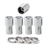 McGard Wheel Lock Nut Set - 4pk. (Long Shank Seat) 1/2-20 / 13/16 Hex / 1.75in. Length - Chrome thumbnail 5