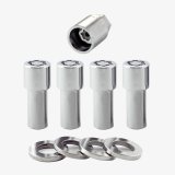 McGard Wheel Lock Nut Set - 4pk. (X-Long Shank) 1/2-20 / 13/16 Hex / 2.165in. Length - Chrome thumbnail 6