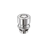 McGard Wheel Lock Nut Set - 4pk. (Uni-Lug) M12X1.5 / 13/16 Hex / .197in. Shank / 1.375in. L - Chrome thumbnail 4
