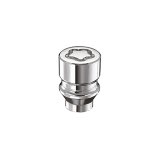 McGard Wheel Lock Nut Set - 4pk. (Uni-Lug) M12X1.5 / 13/16 Hex / .197in. Shank / 1.375in. L - Chrome thumbnail 5