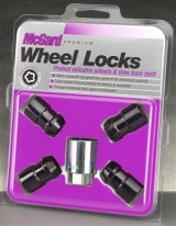 McGard Wheel Lock Nut Set - 4pk. (Cone Seat) M12X1.5 / 19mm & 21mm Dual Hex / 1.46in. Length - Black thumbnail 3
