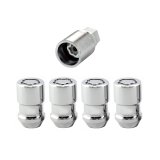 McGard Wheel Lock Nut Set - 4pk. (Cone Seat) 1/2-20 / 3/4 & 13/16 Dual Hex / 1.46in. Length - Chrome thumbnail 6