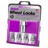 McGard Wheel Lock Nut Set - 4pk. (Cone Seat) 1/2-20 / 3/4 & 13/16 Dual Hex / 1.46in. Length - Chrome thumbnail 7