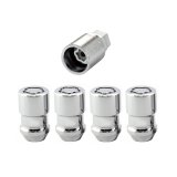 McGard Wheel Lock Nut Set - 4pk. (Cone Seat) M12X1.5 / 19mm & 21mm Dual Hex / 1.46in. L - Chrome thumbnail 3