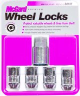 McGard Wheel Lock Nut Set - 4pk. (Cone Seat) M12X1.5 / 19mm & 21mm Dual Hex / 1.46in. L - Chrome thumbnail 7