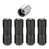 McGard Wheel Lock Nut Set - 4pk. (Cone Seat Duplex) 9/16-18 / 7/8 Hex / 2.5in. Length - Black thumbnail 5