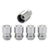 McGard Wheel Lock Nut Set - 4pk. (Cone Seat) M12X1.5 / 19mm & 21mm Dual Hex / 1.28in. L - Chrome thumbnail 6