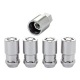 McGard Wheel Lock Nut Set - 4pk. (Cone Seat) 1/2-20 / 3/4 & 13/16 Dual Hex / 1.66in. Length - Chrome thumbnail 4