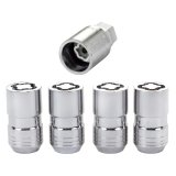 McGard Wheel Lock Nut Set - 4pk. (Cone Seat) M14X1.5 / 21mm & 22mm Dual Hex / 1.639in. L - Chrome thumbnail 4