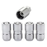 McGard Wheel Lock Nut Set - 4pk. (Cone Seat) M14X1.5 / 21mm & 22mm Dual Hex / 1.639in. L - Chrome thumbnail 6