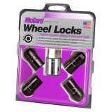 McGard Wheel Lock Nut Set - 4pk. (Cone Seat) M14X1.5 / 21mm & 22mm Dual Hex / 1.639in. L - Black thumbnail 3