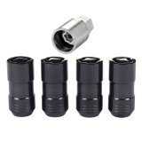 McGard Wheel Lock Nut Set - 4pk. (Cone Seat) M14X1.5 / 21mm & 22mm Dual Hex / 1.965in. L - Black thumbnail 4