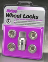 McGard Wheel Lock Nut Set - 5pk. (Under Hub Cap / Cone Seat) M14X.5 / 22mm Hex / .893in. L. - Silver thumbnail 3