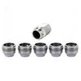 McGard Wheel Lock Nut Set - 5pk. (Under Hub Cap / Cone Seat) M14X.5 / 22mm Hex / .893in. L. - Silver thumbnail 9