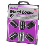 McGard Wheel Lock Nut Set - 5pk. (Cone Seat) M12X1.5 / 3/4 Hex / 1.46in. Length - Black thumbnail 6