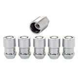 McGard Wheel Lock Nut Set - 5pk. (Cone Seat) M12X1.5 / 3/4 Hex / 1.46in. Length - Chrome thumbnail 5