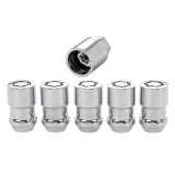 McGard Wheel Lock Nut Set - 5pk. (Cone Seat) M12X1.5 / 3/4 Hex / 1.46in. Length - Chrome thumbnail 9