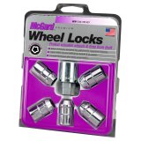 McGard Wheel Lock Nut Set - 5pk. (Cone Seat) 1/2-20 / 3/4 &13/16 Dual Hex / 1.46in. Length - Chrome thumbnail 1