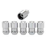 McGard Wheel Lock Nut Set - 5pk. (Cone Seat) 1/2-20 / 3/4 &13/16 Dual Hex / 1.46in. Length - Chrome thumbnail 3