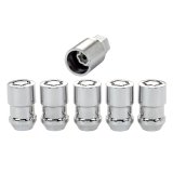 McGard Wheel Lock Nut Set - 5pk. (Cone Seat) 1/2-20 / 3/4 &13/16 Dual Hex / 1.46in. Length - Chrome thumbnail 5