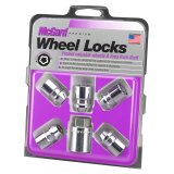McGard Wheel Lock Nut Set - 5pk. (Cone Seat) M12X1.25 / 3/4 Hex / 1.28in. Length - Chrome thumbnail 3