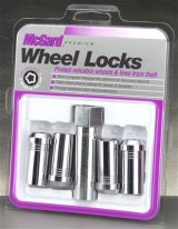 McGard Wheel Lock Nut Set - 4pk. (Tuner / Cone Seat) M14X1.5 / 1in. Hex / 1.935in. Length - Chrome thumbnail 3
